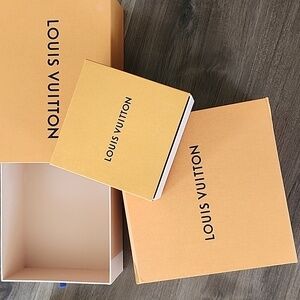 Authentic Louis Vuitton empty boxes